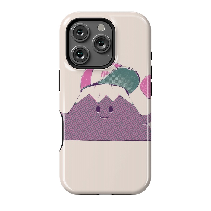 iPhone 16 Pro StrongFit Mount Fuji Summer Sticker by Ilustrata