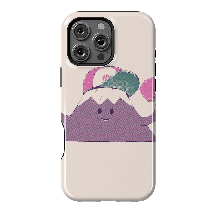 iPhone 16 Pro Max StrongFit Mount Fuji Summer Sticker by Ilustrata