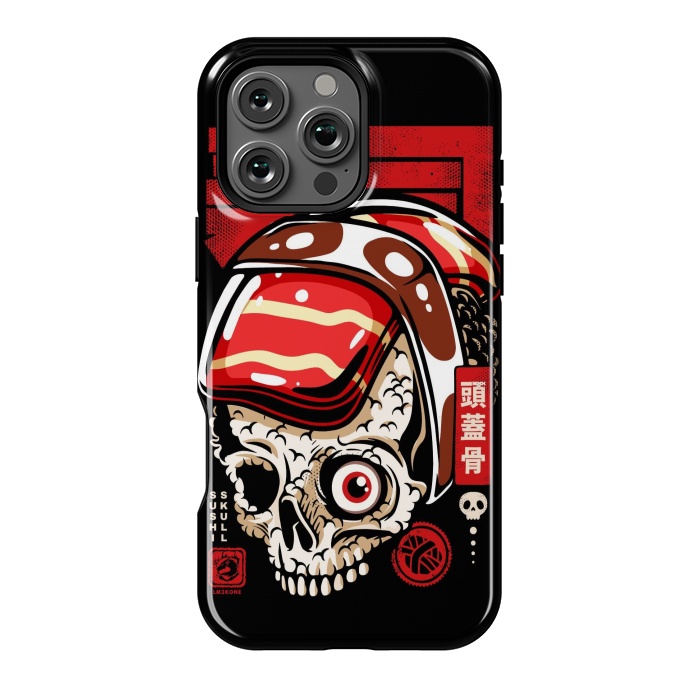 iPhone 16 Pro Max StrongFit Skull Sushi by LM2Kone