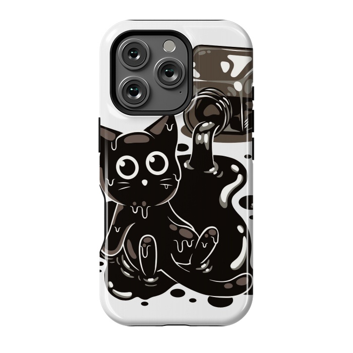 iPhone 16 Pro StrongFit Ink Kitty by LM2Kone