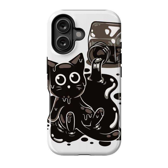 iPhone 16 StrongFit Ink Kitty by LM2Kone