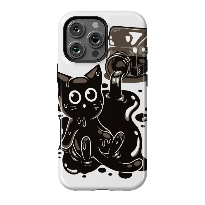 iPhone 16 Pro Max StrongFit Ink Kitty by LM2Kone