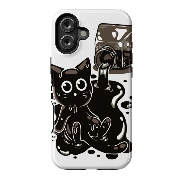 iPhone 16 Plus StrongFit Ink Kitty by LM2Kone