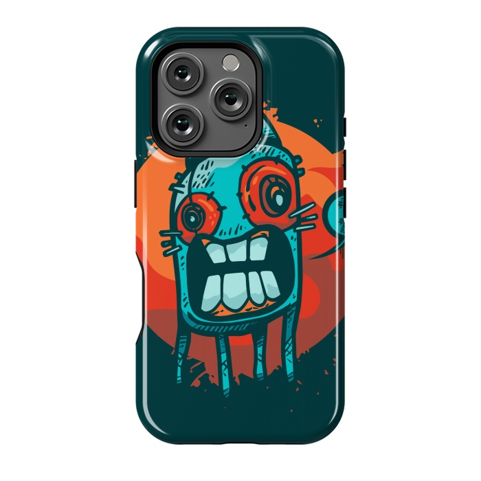 iPhone 16 Pro StrongFit happy monster by Manuvila