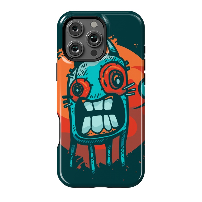 iPhone 16 Pro Max StrongFit happy monster by Manuvila