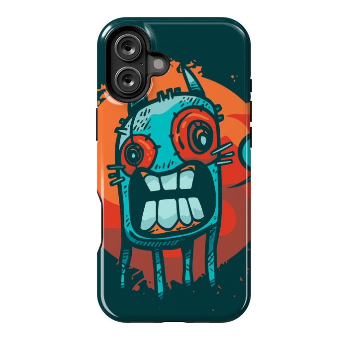 iPhone 16 Plus StrongFit happy monster by Manuvila