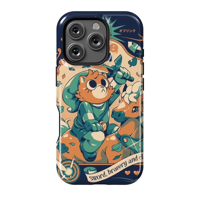 iPhone 16 Pro StrongFit Neko's Awakening by Ilustrata