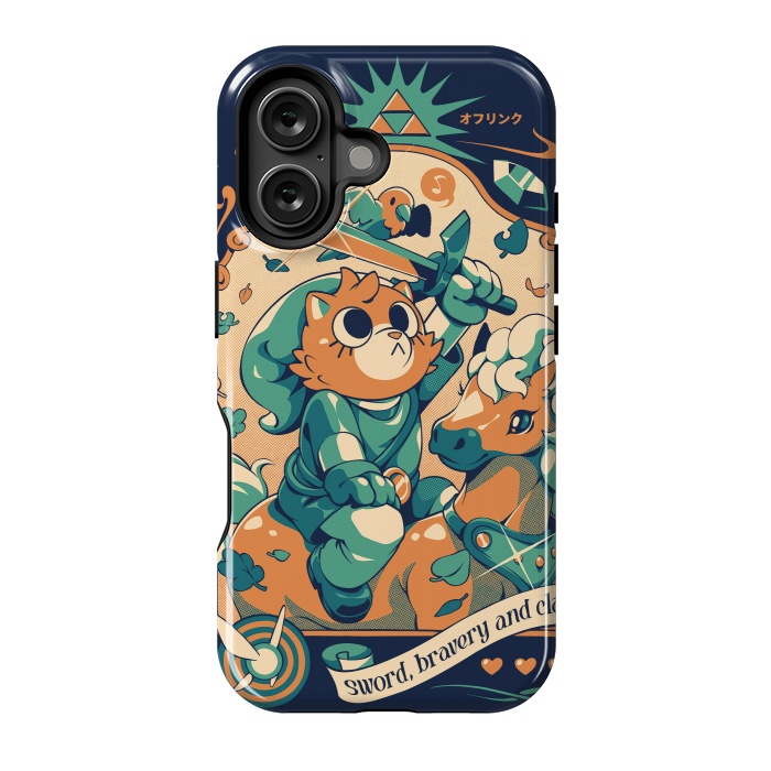 iPhone 16 StrongFit Neko's Awakening by Ilustrata