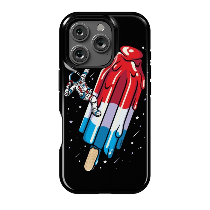 iPhone 16 Pro StrongFit USA Popsicle Astronaut by LM2Kone