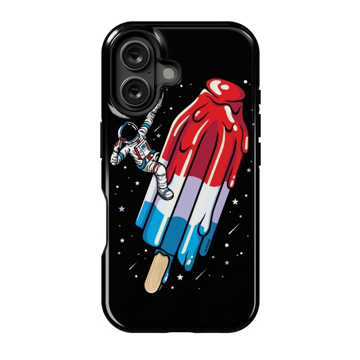 iPhone 16 StrongFit USA Popsicle Astronaut by LM2Kone