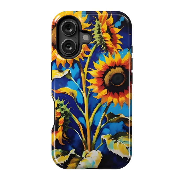 iPhone 16 StrongFit Sunflowers 3 by Winston