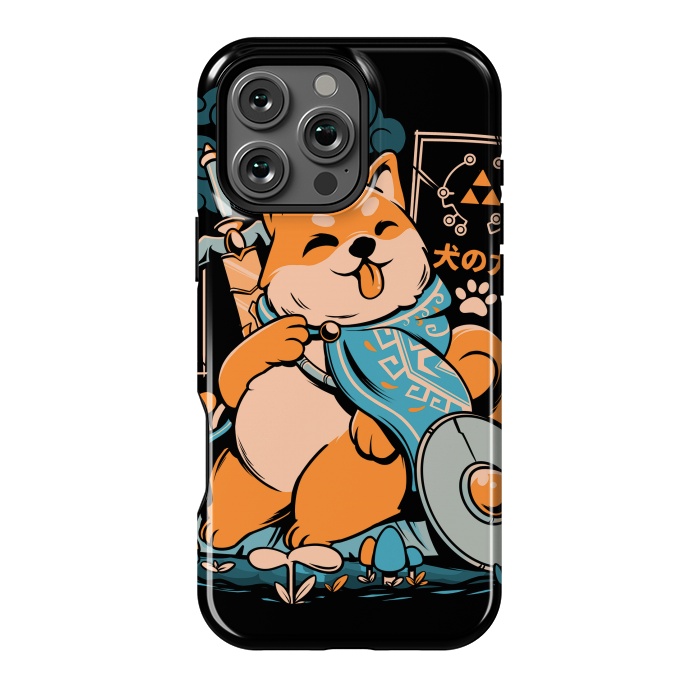 iPhone 16 Pro Max StrongFit The Legend of Dog - Black Version by Ilustrata