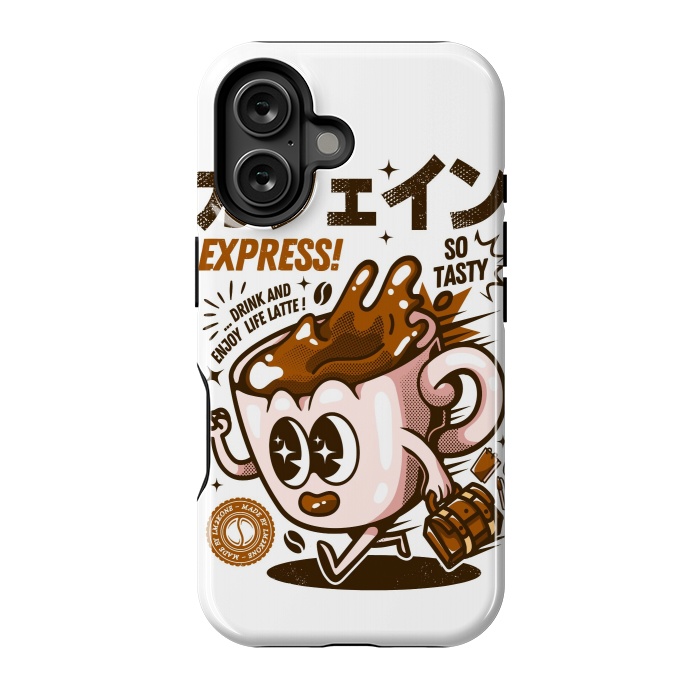 iPhone 16 StrongFit Funny Caffeine Expresso by LM2Kone