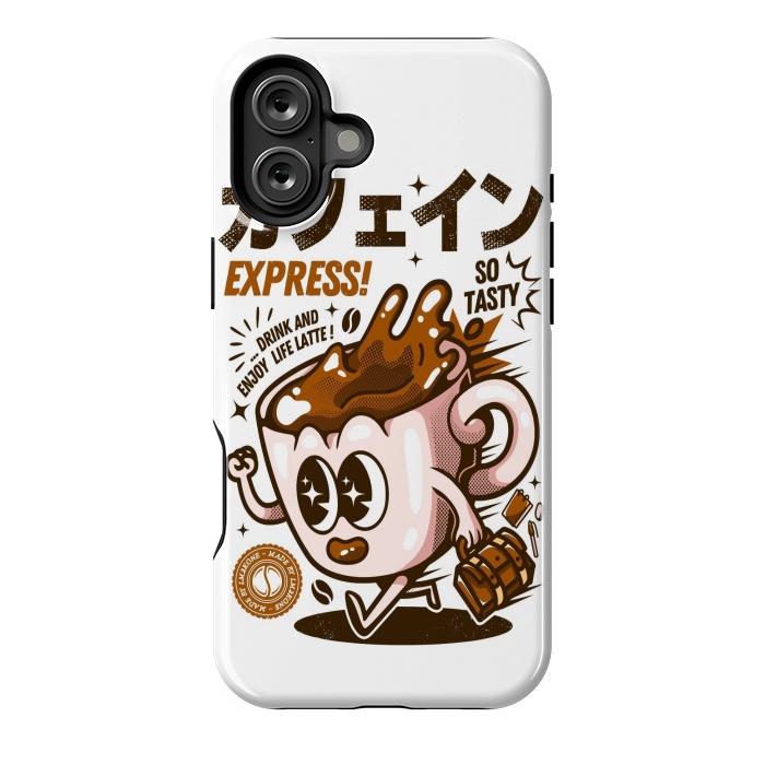 iPhone 16 Plus StrongFit Funny Caffeine Expresso by LM2Kone