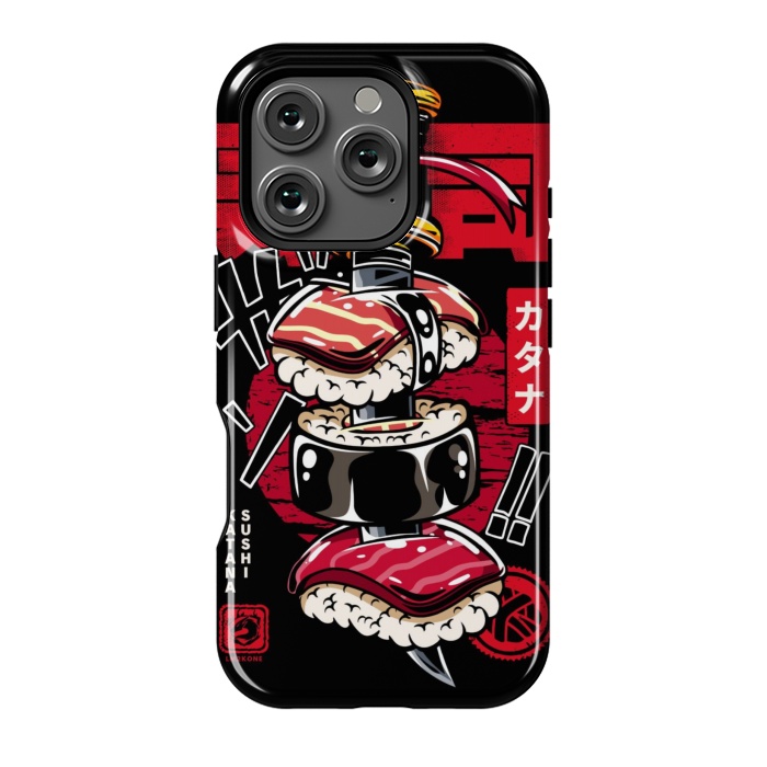 iPhone 16 Pro StrongFit Japan Katana Sushi by LM2Kone