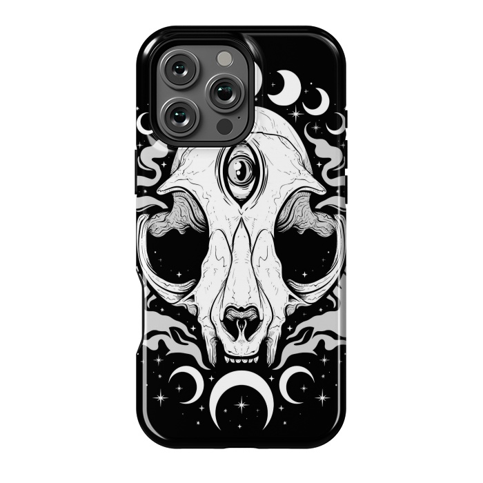 iPhone 16 Pro Max StrongFit Occult Moon Cat by LM2Kone