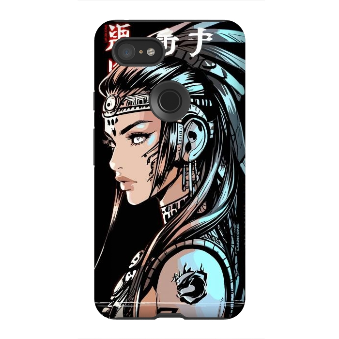 Pixel 3XL StrongFit Japan Girl Indian by LM2Kone