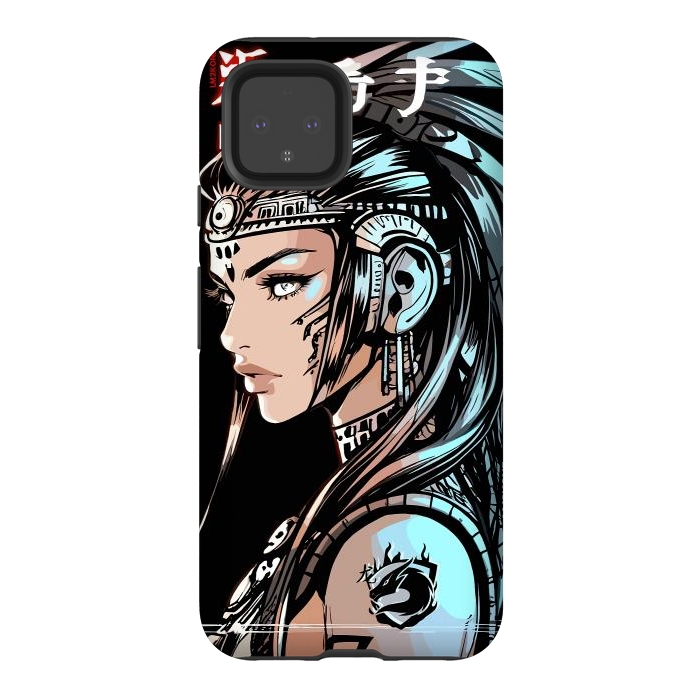 Pixel 4 StrongFit Japan Girl Indian by LM2Kone