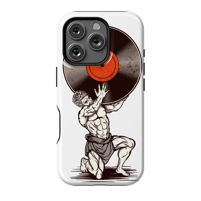 iPhone 16 Pro StrongFit Vinyl Atlas by LM2Kone