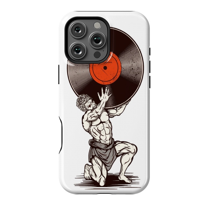 iPhone 16 Pro Max StrongFit Vinyl Atlas by LM2Kone