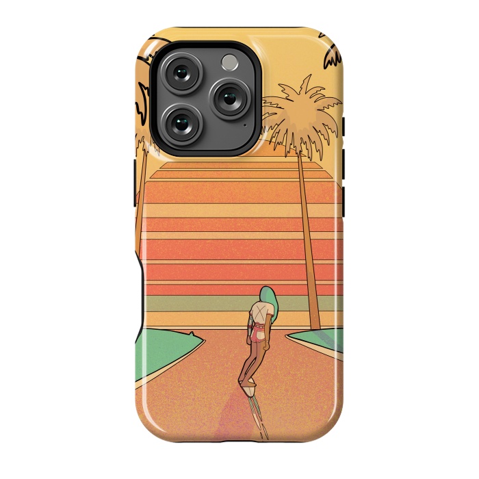 iPhone 16 Pro StrongFit Miami beach by Steve Wade (Swade)