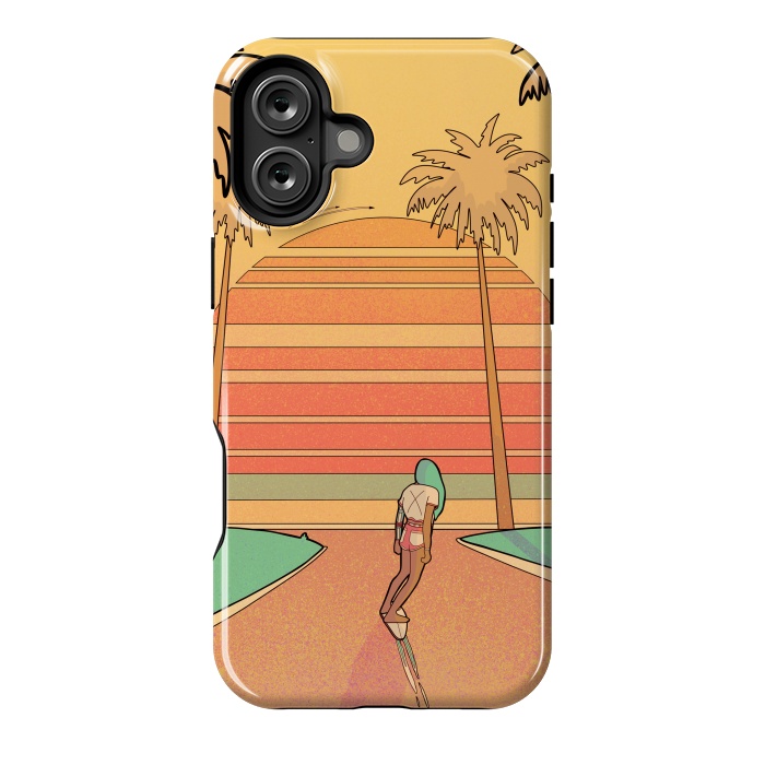 iPhone 16 Plus StrongFit Miami beach by Steve Wade (Swade)