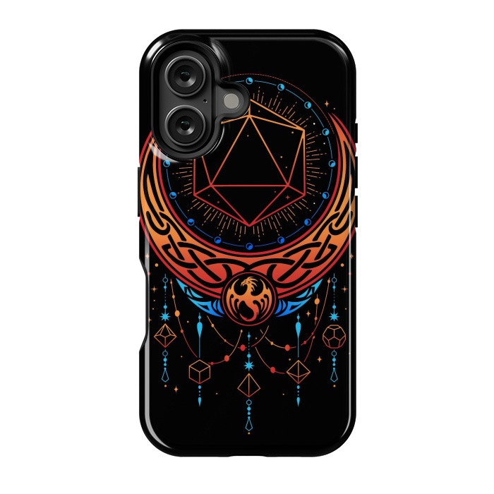 iPhone 16 StrongFit Occult Moon Dice by LM2Kone