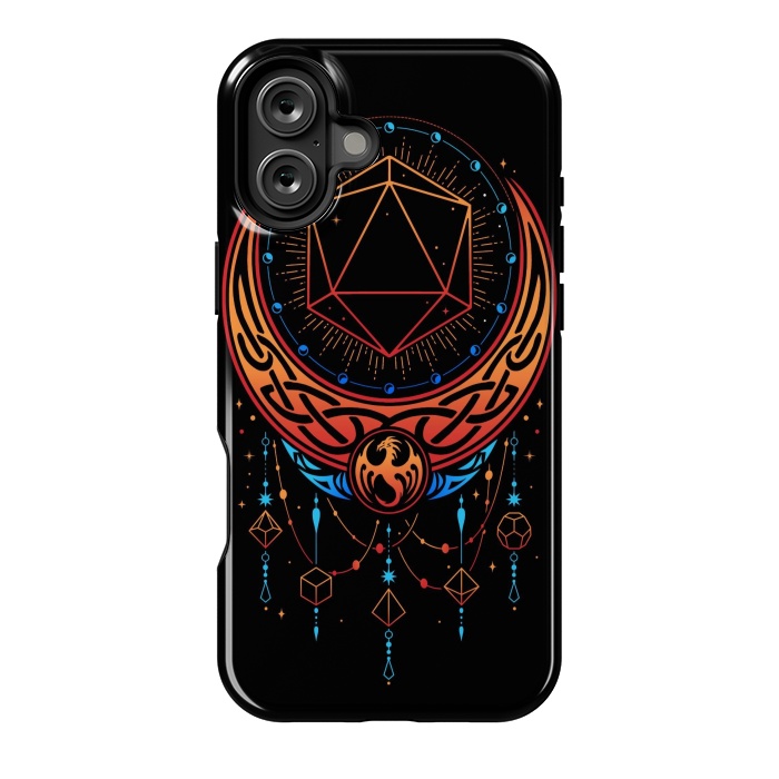 iPhone 16 Plus StrongFit Occult Moon Dice by LM2Kone