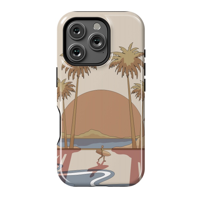 iPhone 16 Pro StrongFit A beach stroll by Steve Wade (Swade)