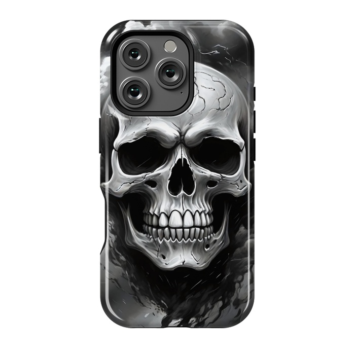 iPhone 16 Pro StrongFit Dark Skull by JohnnyVillas