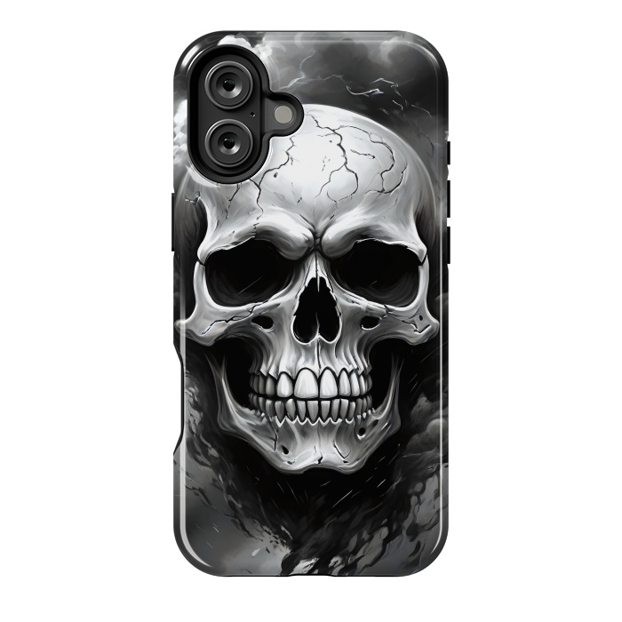 iPhone 16 Plus StrongFit Dark Skull by JohnnyVillas