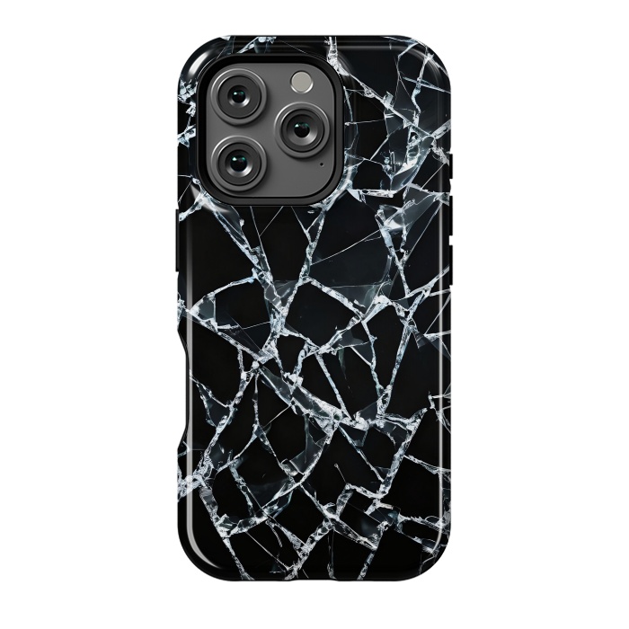 iPhone 16 Pro StrongFit Broken Glass by JohnnyVillas