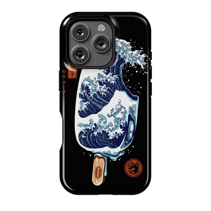 iPhone 16 Pro StrongFit Great Wave Ice Cream by LM2Kone