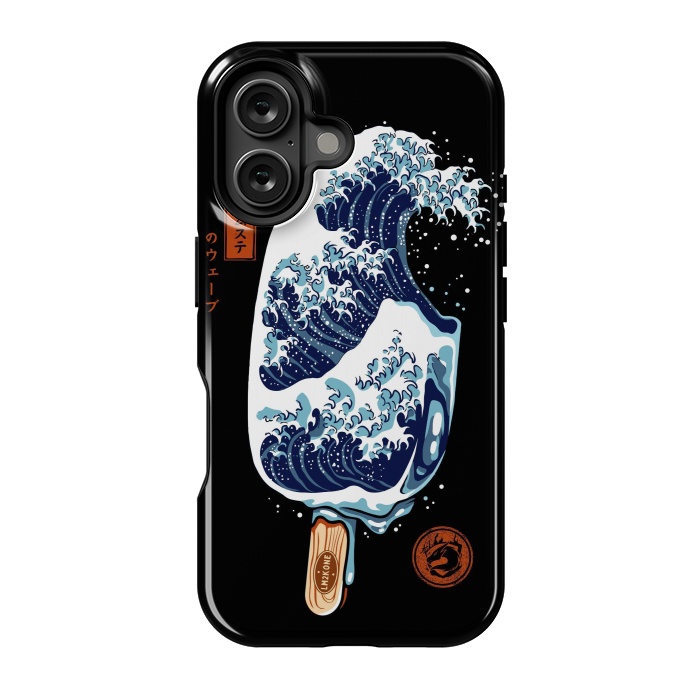 iPhone 16 StrongFit Great Wave Ice Cream by LM2Kone