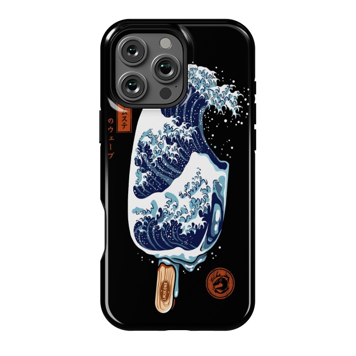 iPhone 16 Pro Max StrongFit Great Wave Ice Cream by LM2Kone