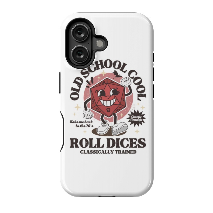 iPhone 16 StrongFit Old school d20 - D&D by LM2Kone