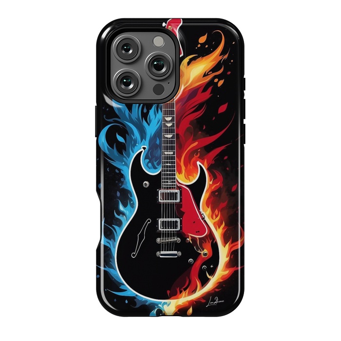 iPhone 16 Pro Max StrongFit Epic Blazing Guitar by LM2Kone