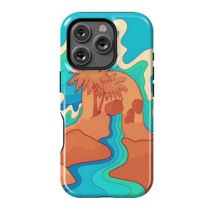 iPhone 16 Pro StrongFit Sea skull by Steve Wade (Swade)