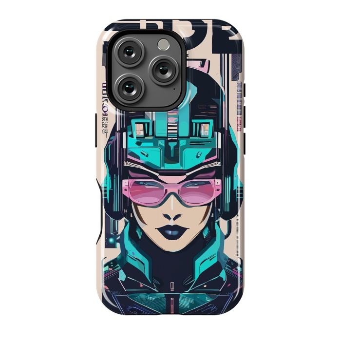 iPhone 16 Pro StrongFit Modern Symbolic Cyborg by LM2Kone