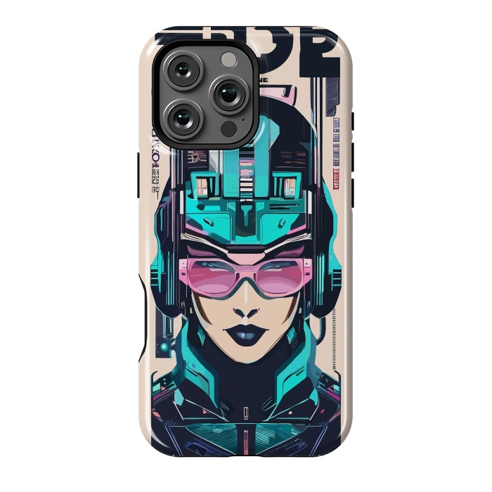 iPhone 16 Pro Max StrongFit Modern Symbolic Cyborg by LM2Kone