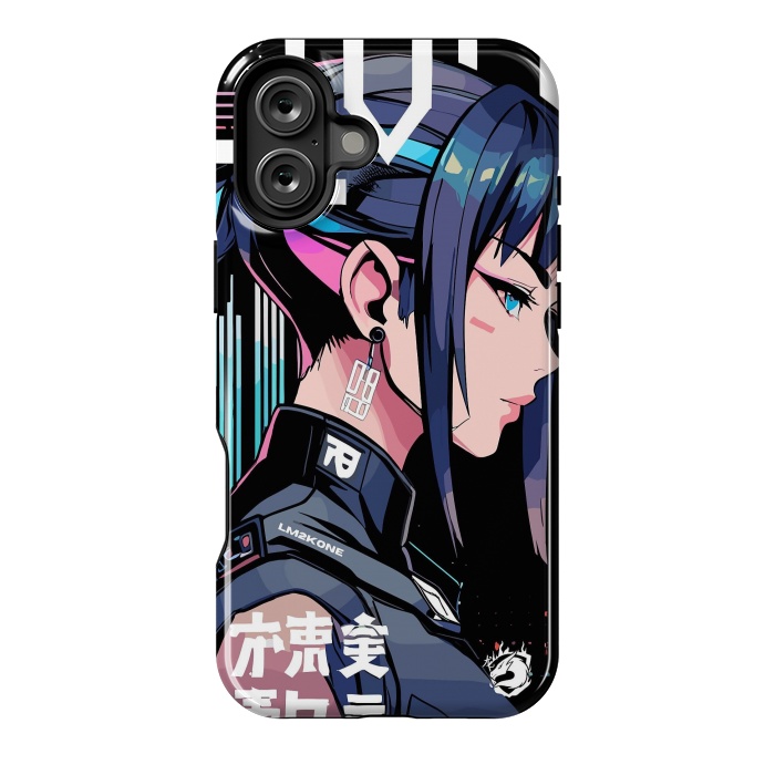 iPhone 16 Plus StrongFit Symbolic Futuristic Girl by LM2Kone