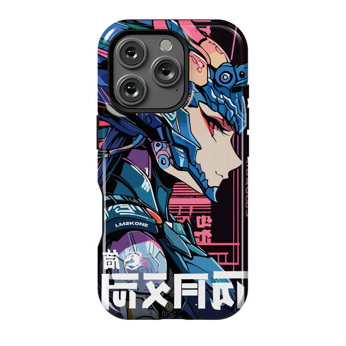 iPhone 16 Pro StrongFit Cyberpunk Dragon Girl by LM2Kone