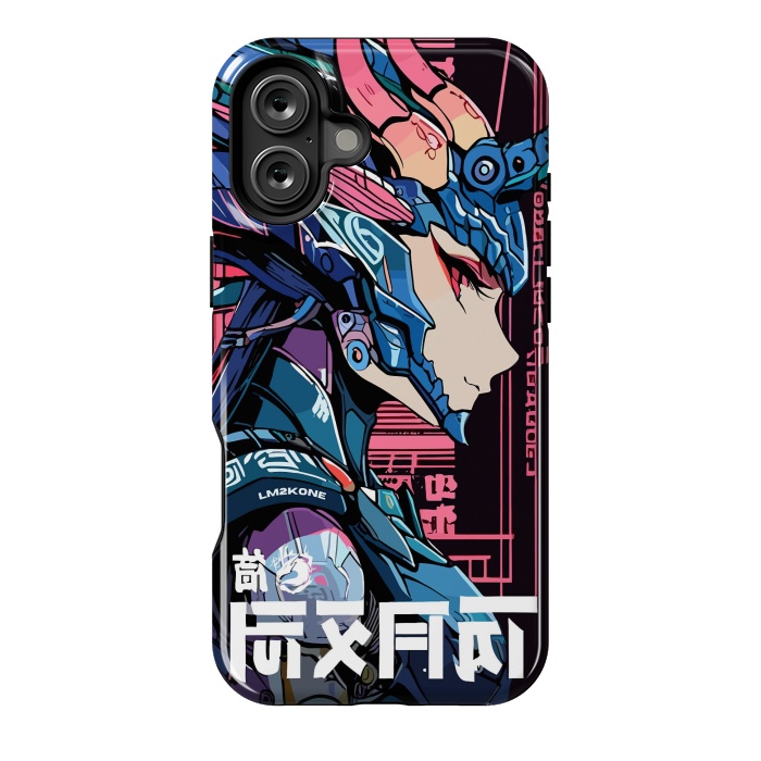 iPhone 16 Plus StrongFit Cyberpunk Dragon Girl by LM2Kone