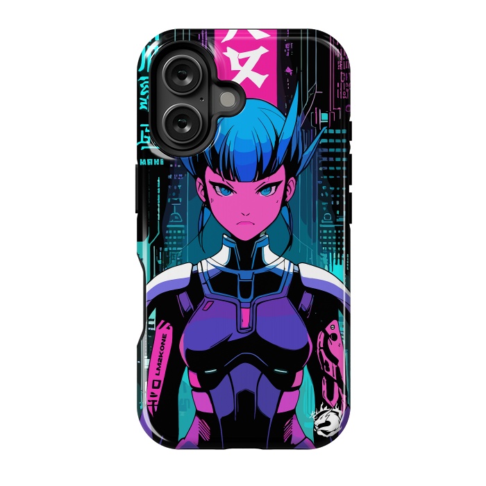 iPhone 16 StrongFit Cyberpunk Japan Neon by LM2Kone