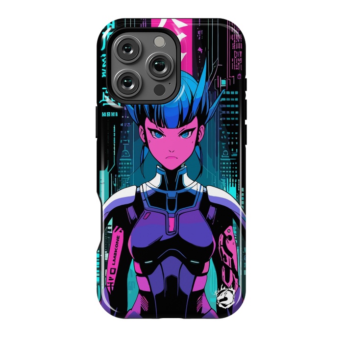 iPhone 16 Pro Max StrongFit Cyberpunk Japan Neon by LM2Kone