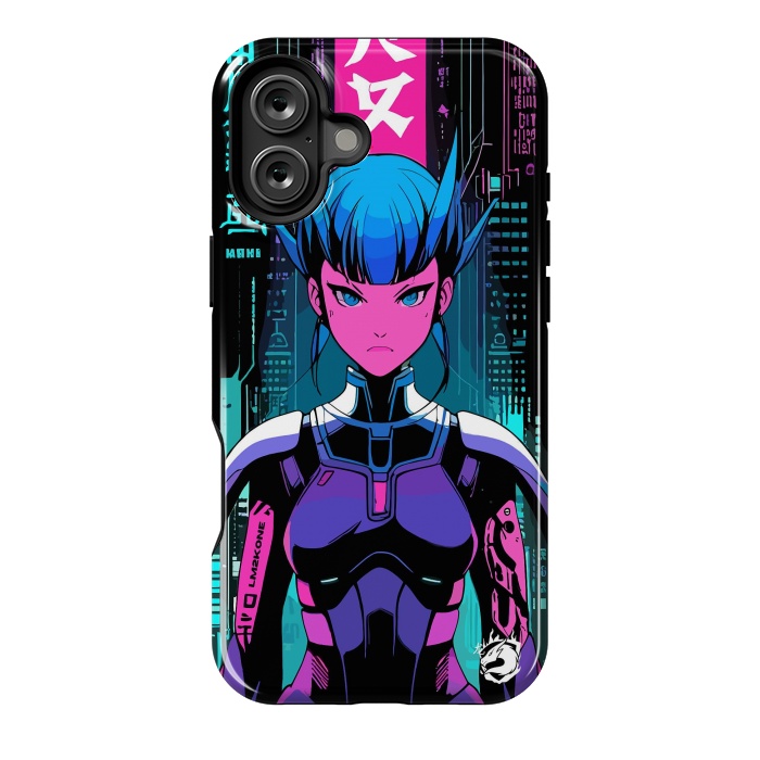 iPhone 16 Plus StrongFit Cyberpunk Japan Neon by LM2Kone