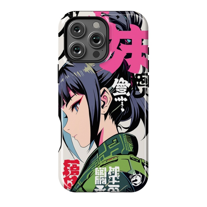 iPhone 16 Pro Max StrongFit Green Geisha Anime by LM2Kone