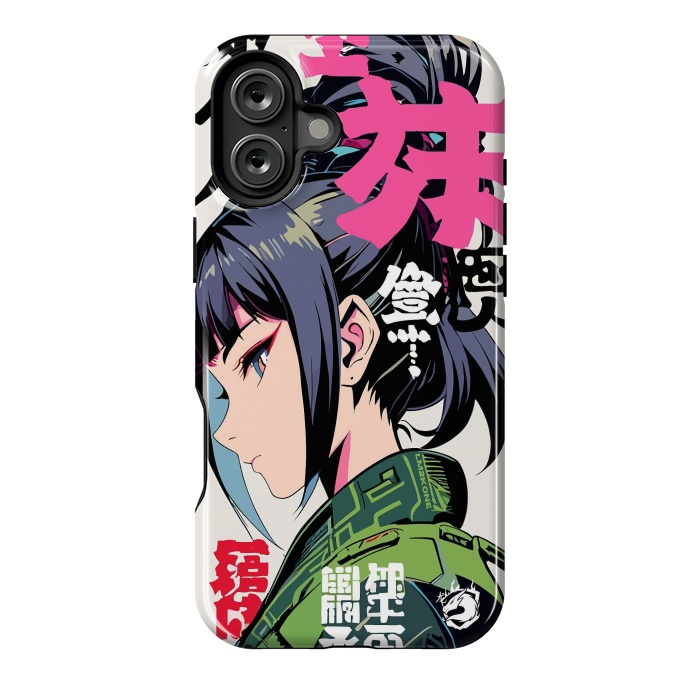 iPhone 16 Plus StrongFit Green Geisha Anime by LM2Kone