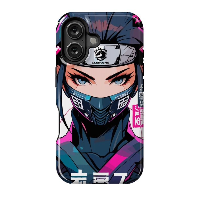 iPhone 16 StrongFit Shinobi Ninja Girl by LM2Kone