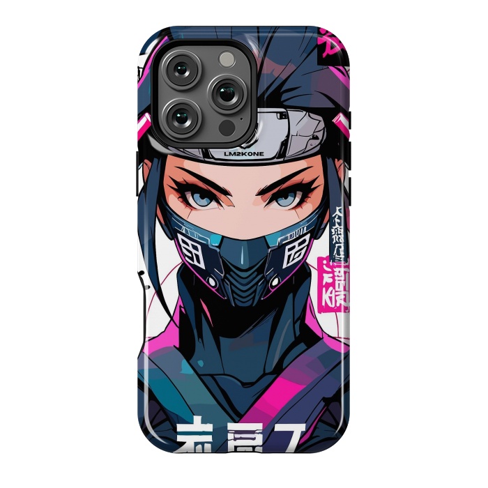 iPhone 16 Pro Max StrongFit Shinobi Ninja Girl by LM2Kone